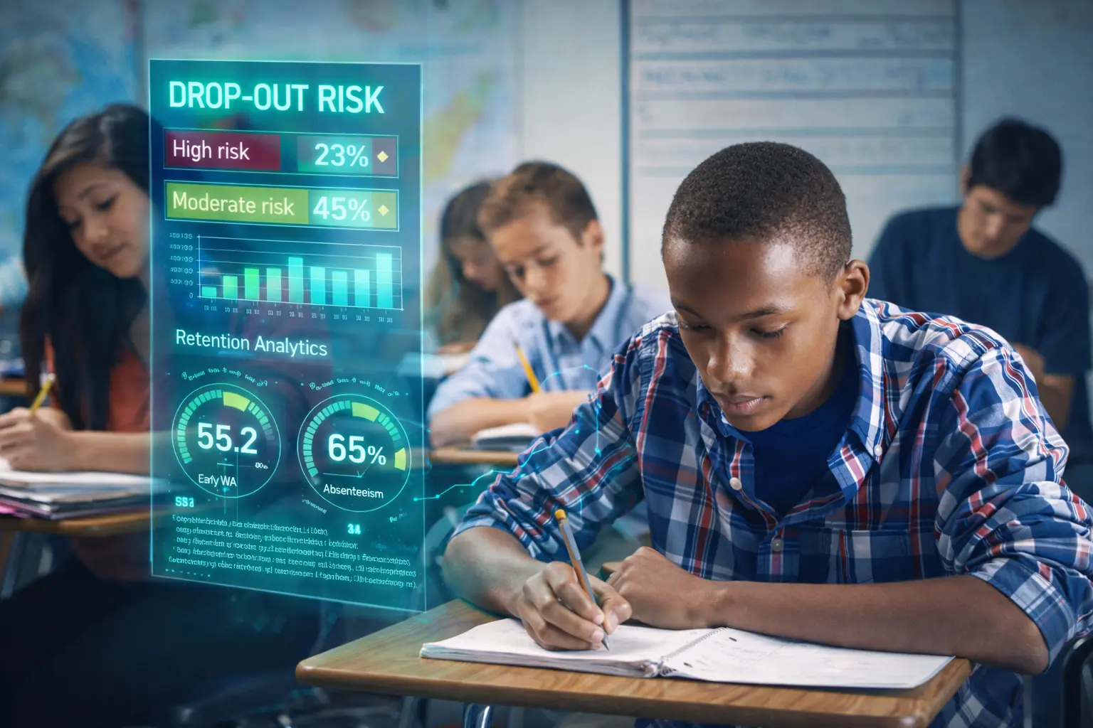 Dashboard universitario de analítica predictiva del riesgo de deserción estudiantil con machine learning para modelado de retención
