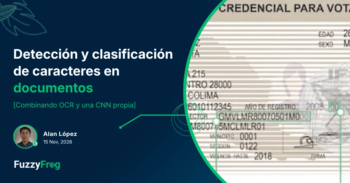 Documento oficial escaneado analizado con OCR y un clasificador de caracteres para extraer texto automáticamente